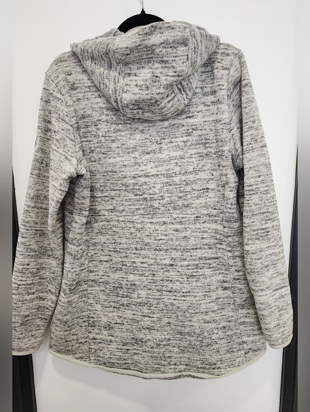 Kuhl Ascendyr Hoody Sweater Knit Fleece Full Zip Jacket Ash Gray Large - Picture 3 of 15